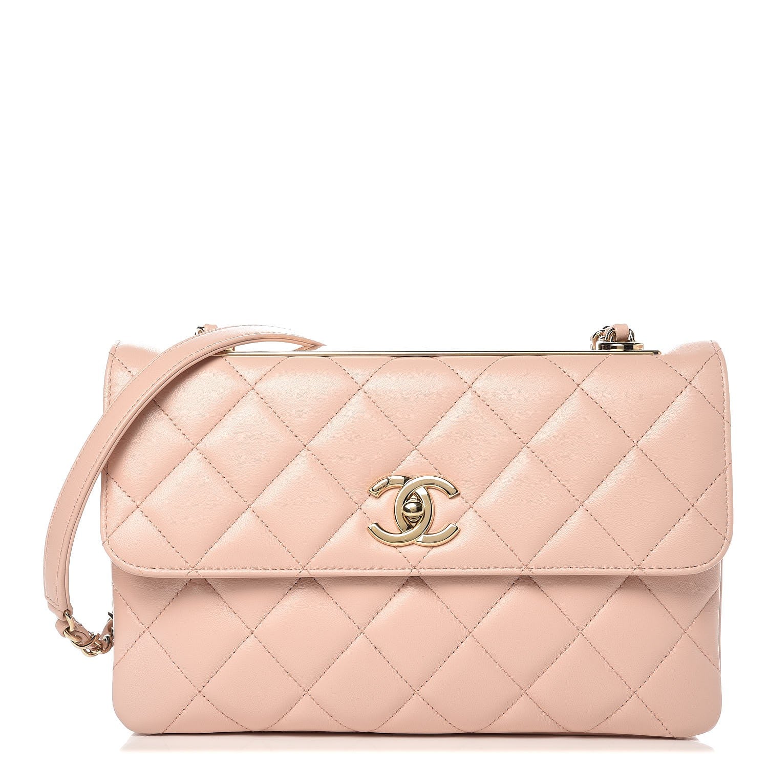 Chanel Lambskin Quilted Medium Trendy CC Flap Pink 1 of 10