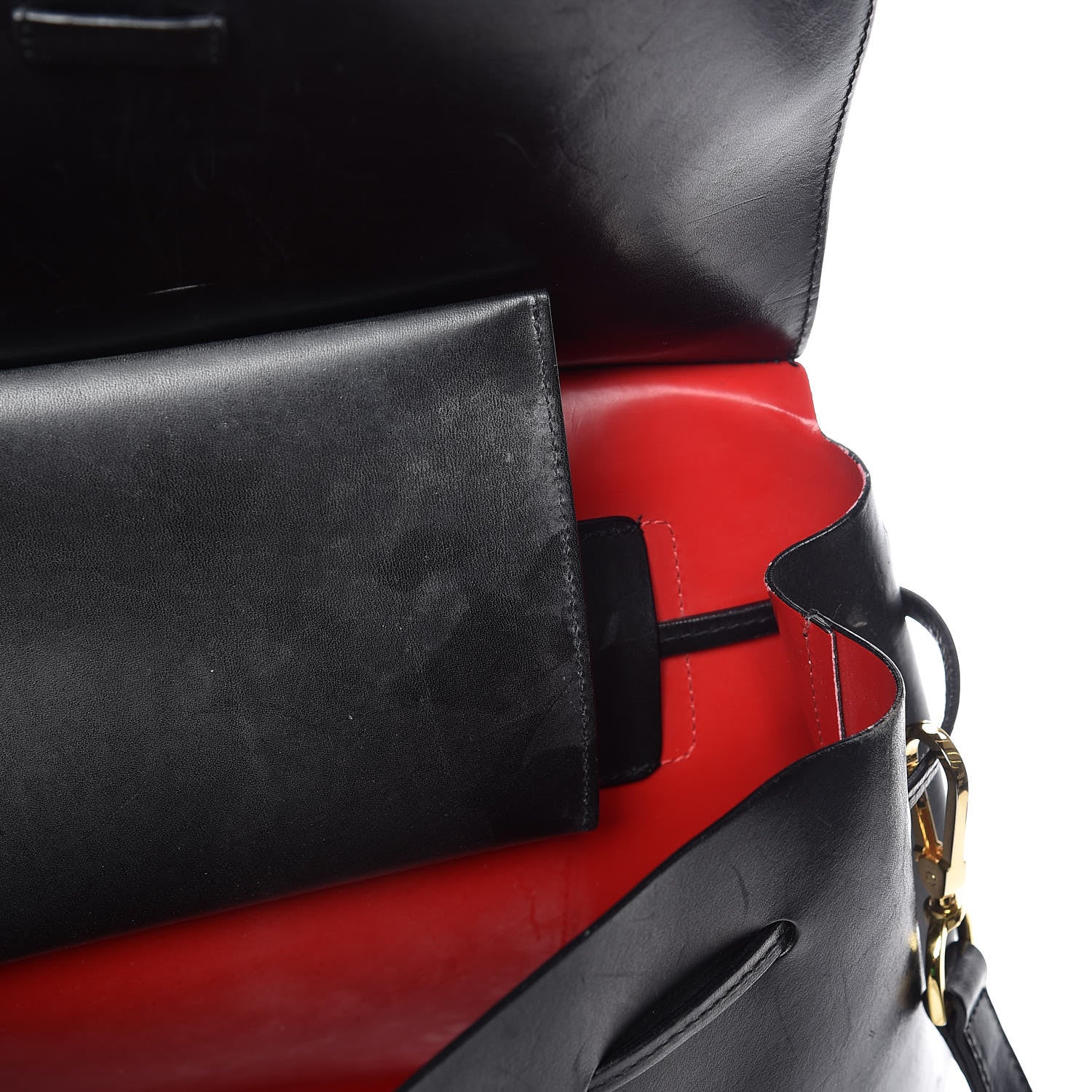 Mansur Gavriel Calfskin Lady Bag Black Flamma 16 of 26