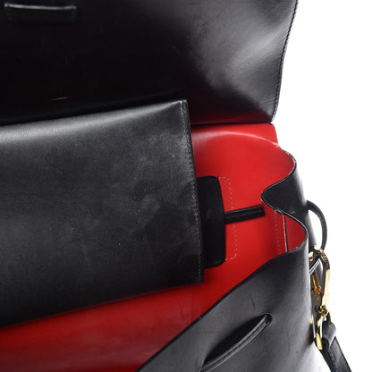 Mansur Gavriel Calfskin Lady Bag Black Flamma 16 of 26