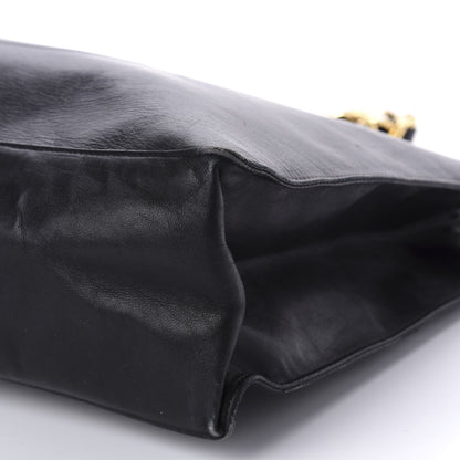 Chanel Lambskin CC Tote Black 7 of 11
