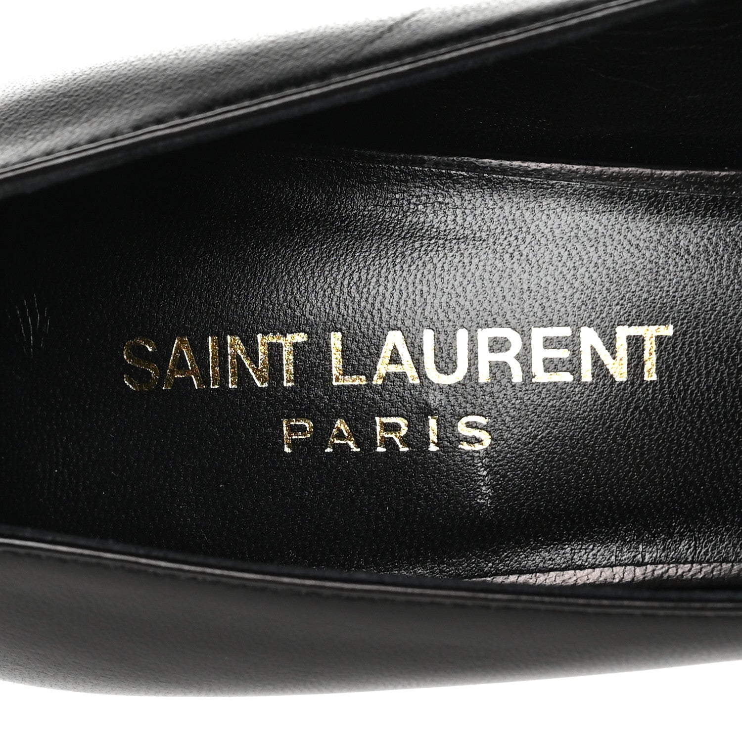 Saint Laurent Calfskin Pumps 36 Black 7 of 8