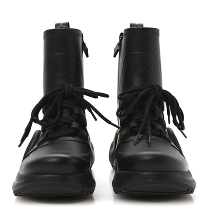 Louis Vuitton Mat Rubber Monogram LV Archlight Sneaker Boots 38 Black 3 of 9