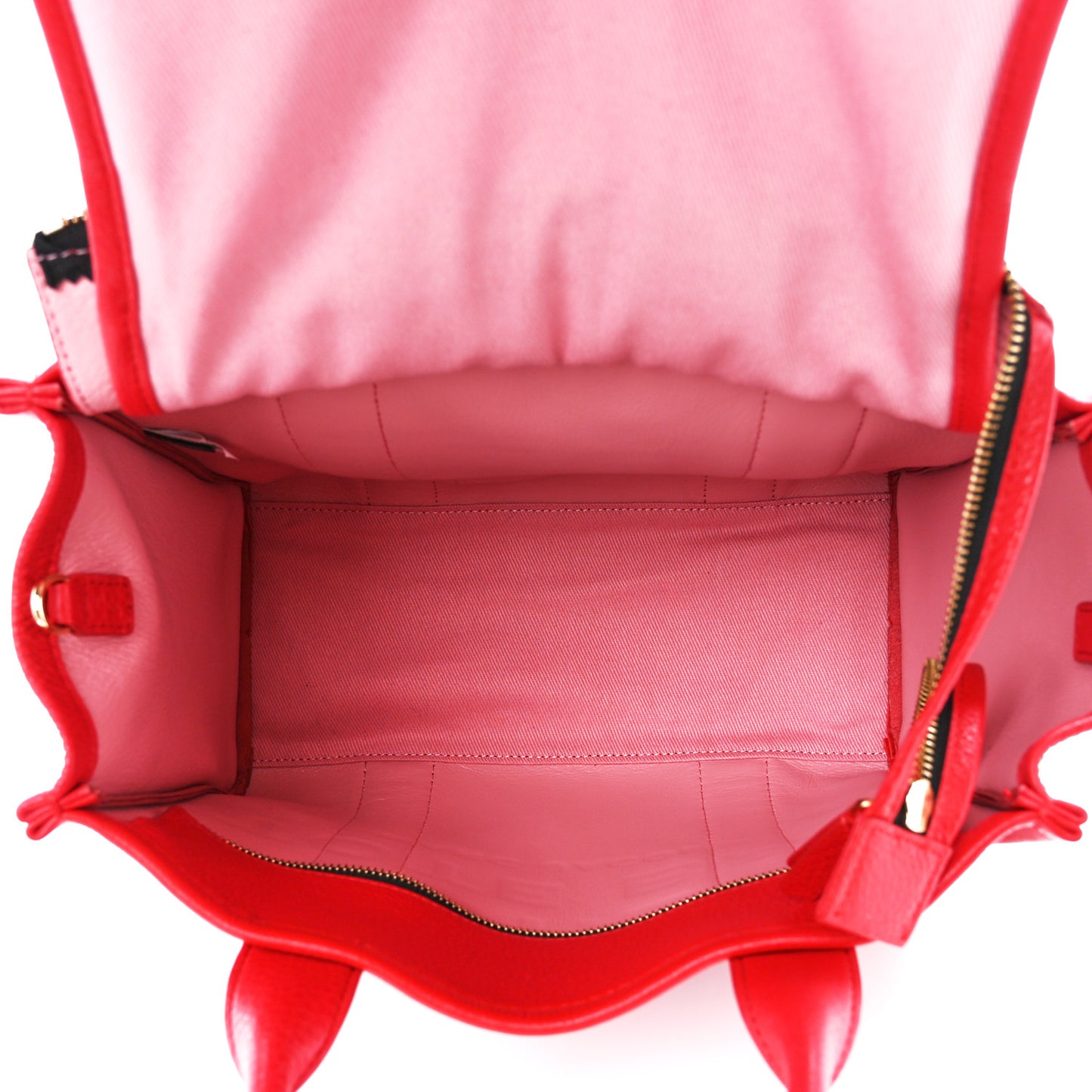 Grained Calfskin Medium The Tote Bag True Red