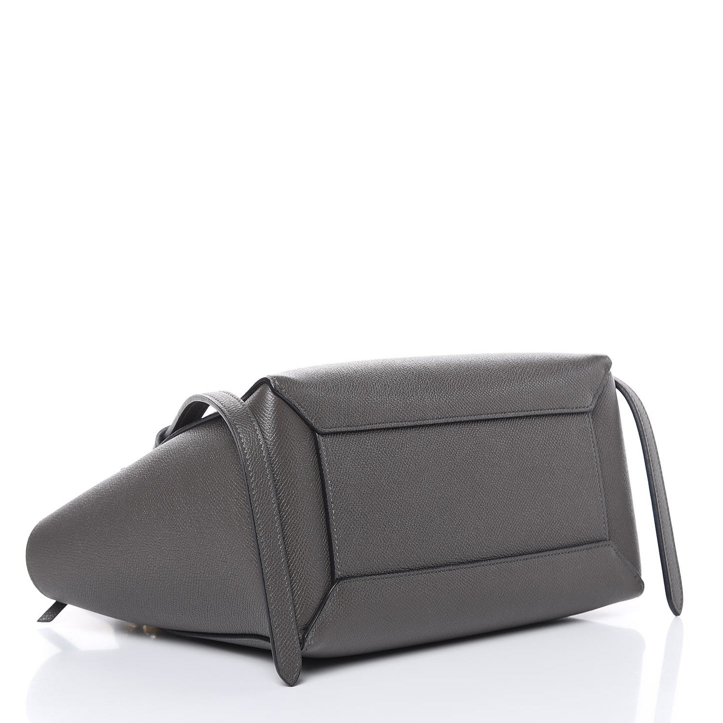Baby Grained Calfskin Micro Belt Bag Grey