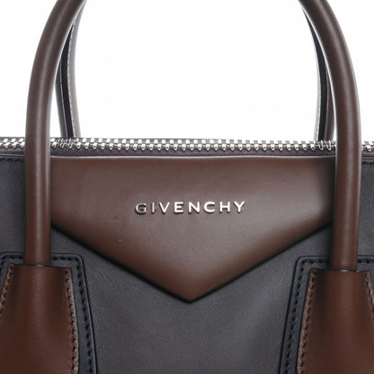 Givenchy Calfskin Medium Bi-Color Antigona Black Brown 5 of 8