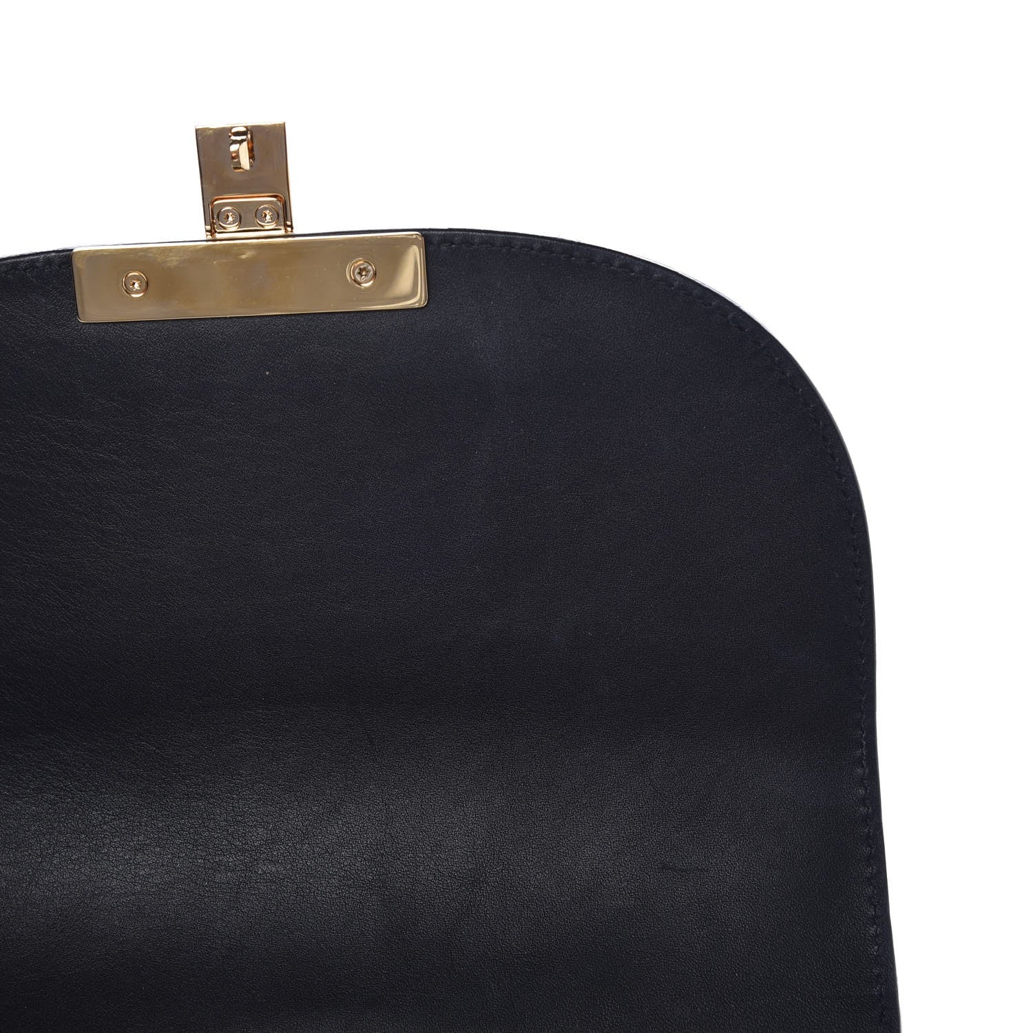 Gucci GG Supreme Monogram Web Medium Padlock Messenger Shoulder Bag Black 8 of 10