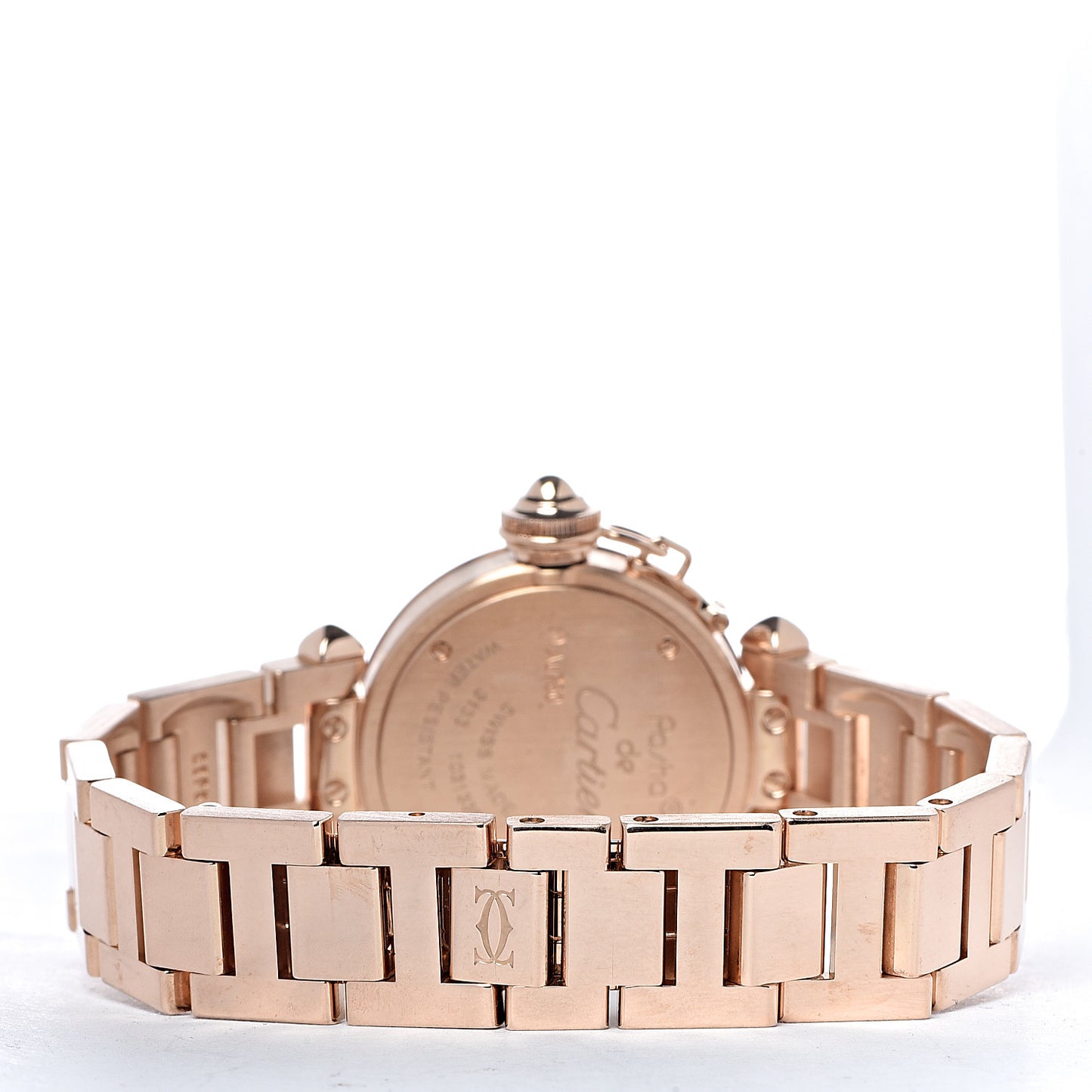 18K Pink Gold Diamond 27mm Miss Pasha Quartz Watch