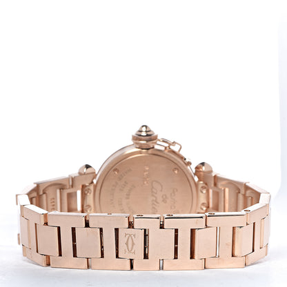Cartier 18K Pink Gold Diamond 27mm Miss Pasha Quartz Watch 4 of 10