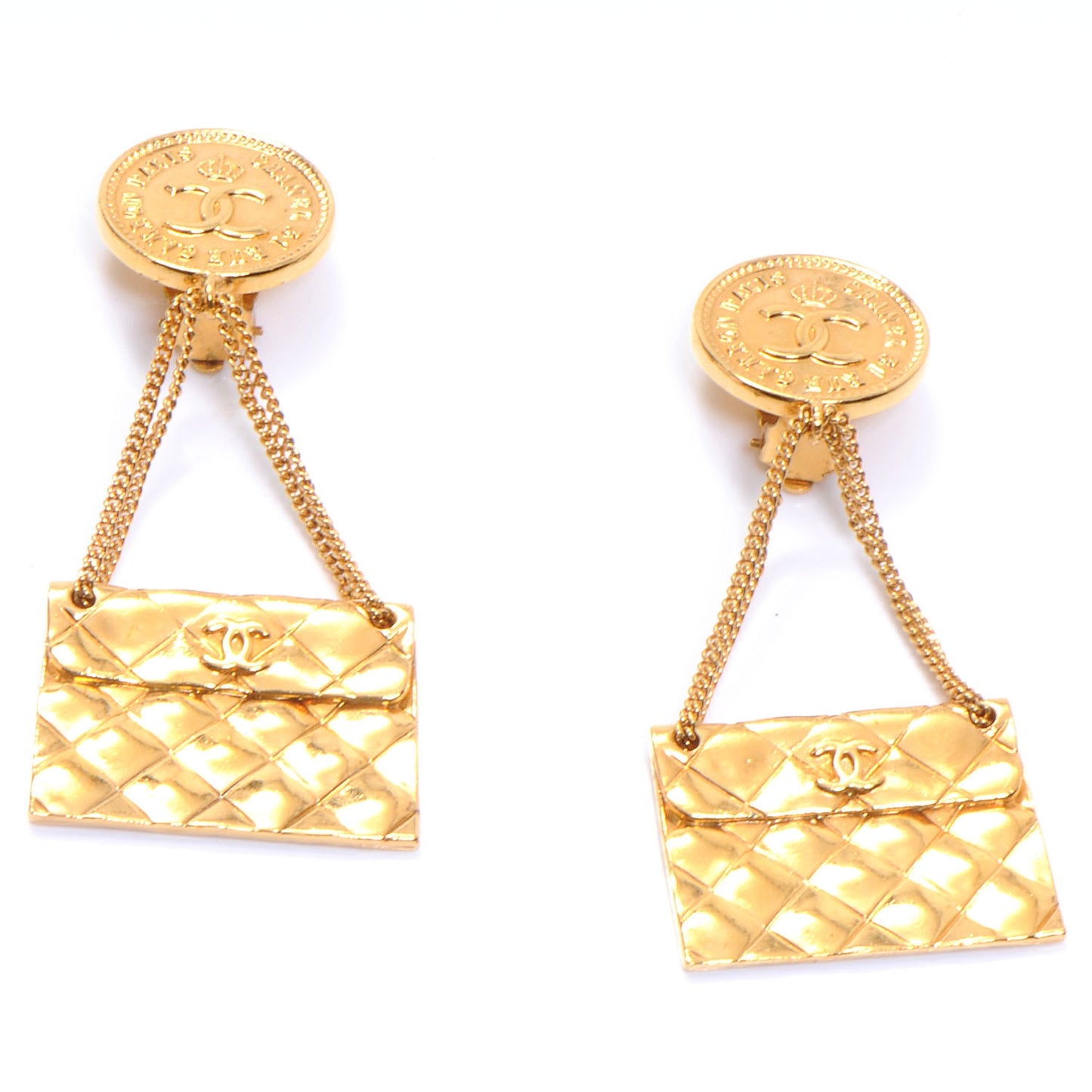 2.55 Flap Clip On Earrings