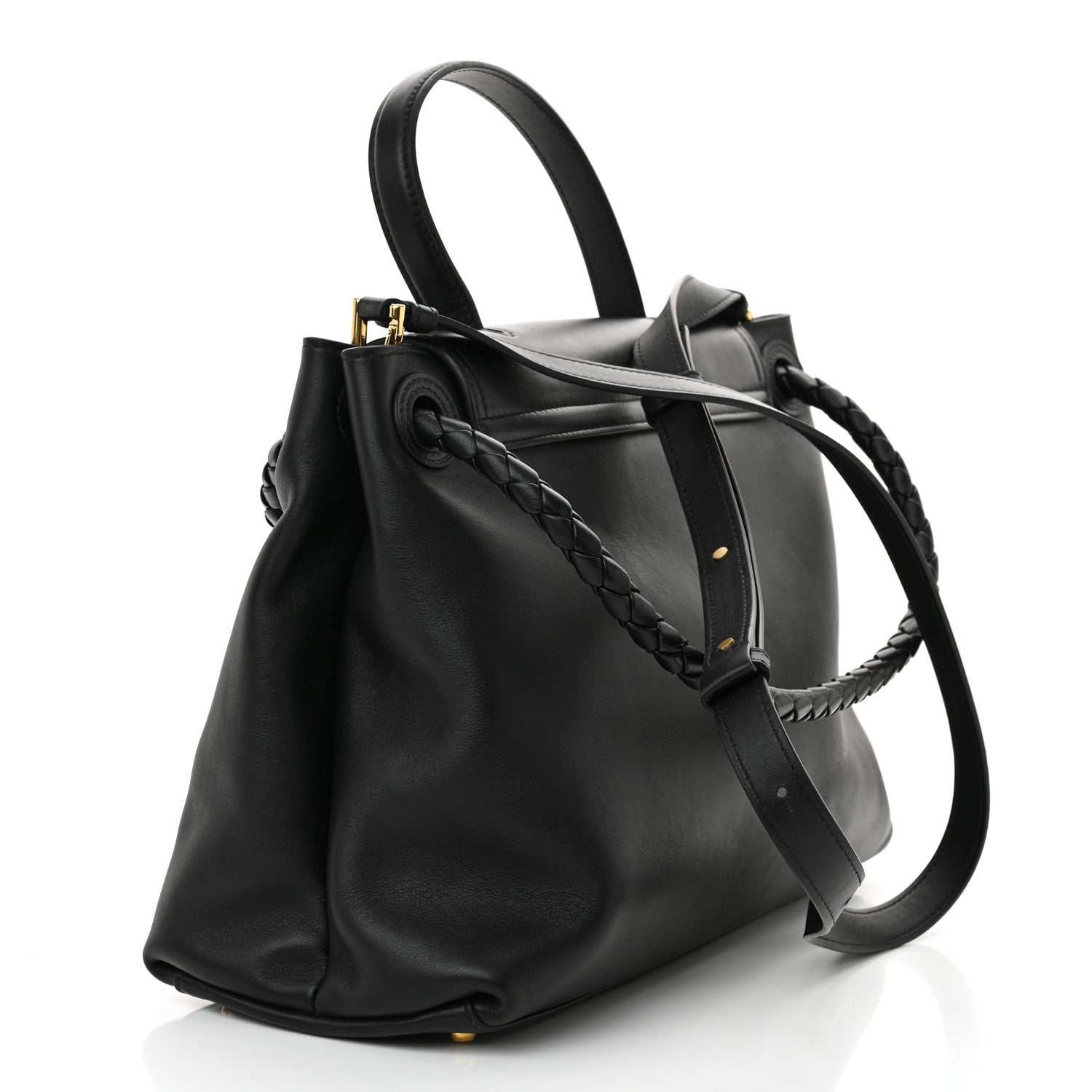 Bottega Veneta Silky Calfskin Medium Ciao Ciao Black 3 of 10