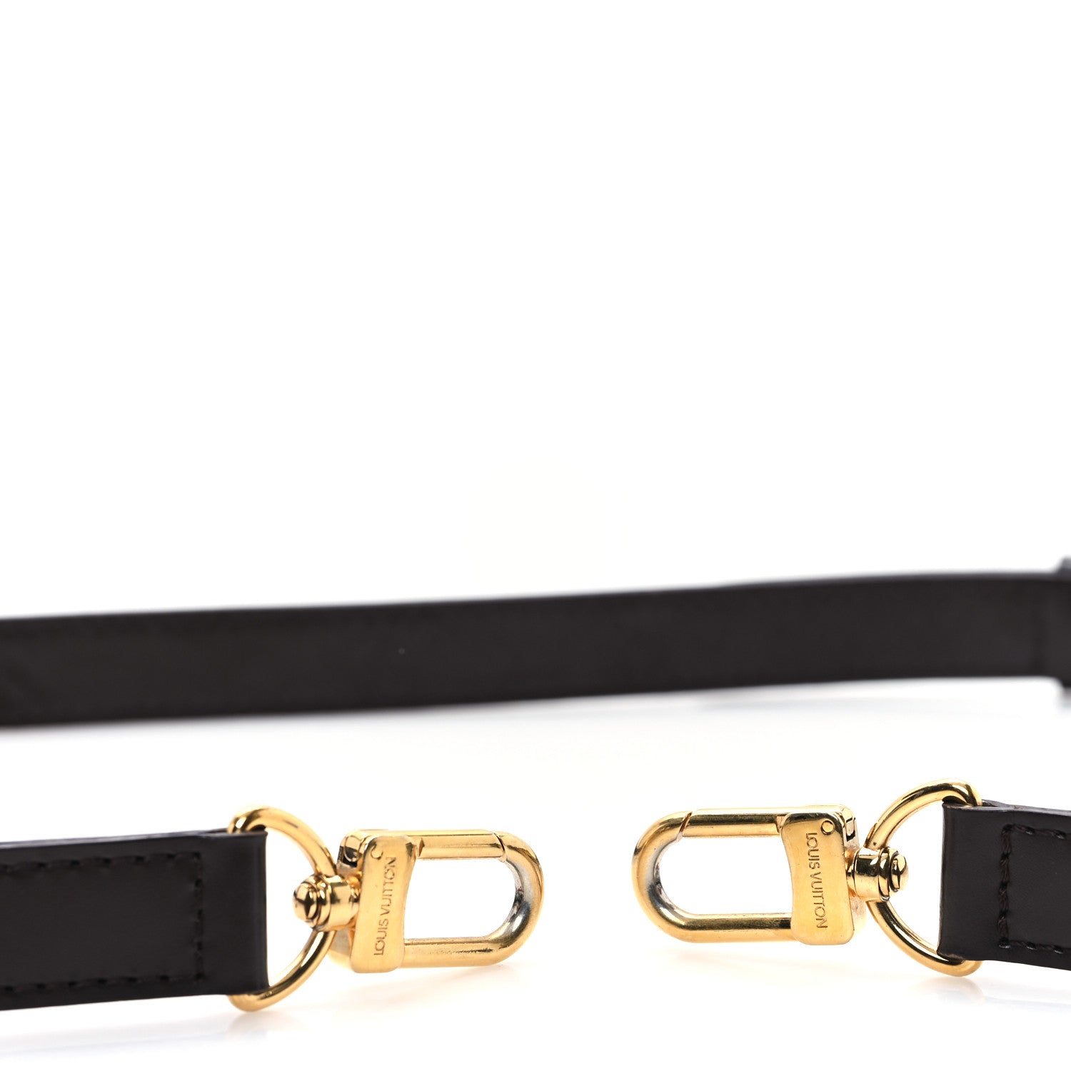 Louis Vuitton Calfskin Adjustable Speedy Bandouliere Shoulder Strap Brown 3 of 4