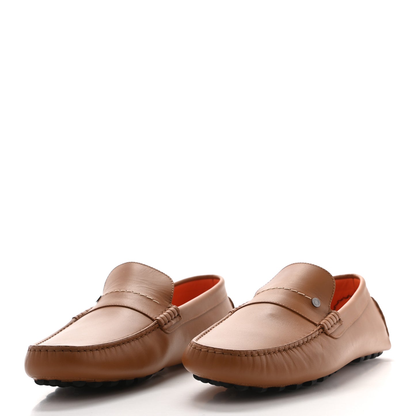 Calfskin Mens Enzo Loafer 43 Naturel