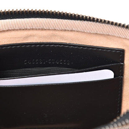 Gucci Calfskin Matelasse Mini GG Marmont Chain Crossbody Bag Black 9 of 13