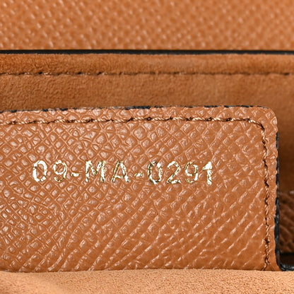 Christian Dior Grained Calfskin Saddle Bag Camello 6 of 10