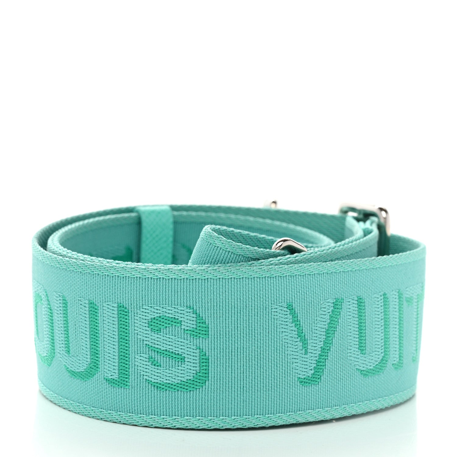 Louis Vuitton Nylon Adjustable Shoulder Strap Turquoise 2 of 4