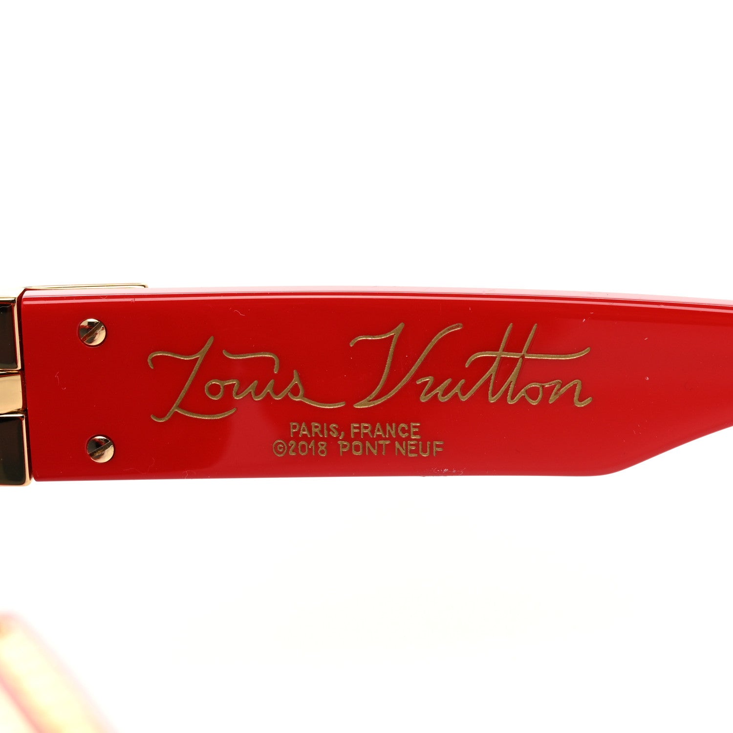 Louis Vuitton Acetate 1.1 Millionaires Z1169E Sunglasses Red 6 of 7