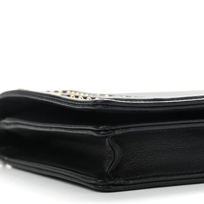 Christian Dior Lambskin Studded Micro Diorama Flap Bag Black 11 of 13