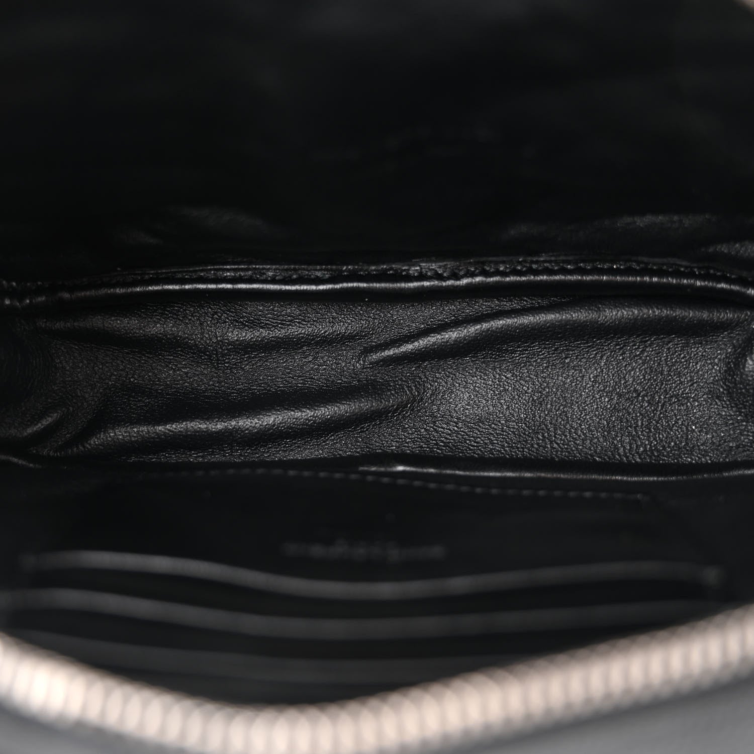 Saint Laurent Grain De Poudre Matelasse Monogram Mini Lou Camera Bag Black 5 of 11