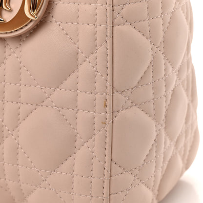Christian Dior Lambskin Cannage Medium Lady Dior Light Pink 16 of 20
