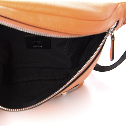 Fendi Cuoio Romano Metal Bug Eyes Kids Belt Bag Orange 5 of 10