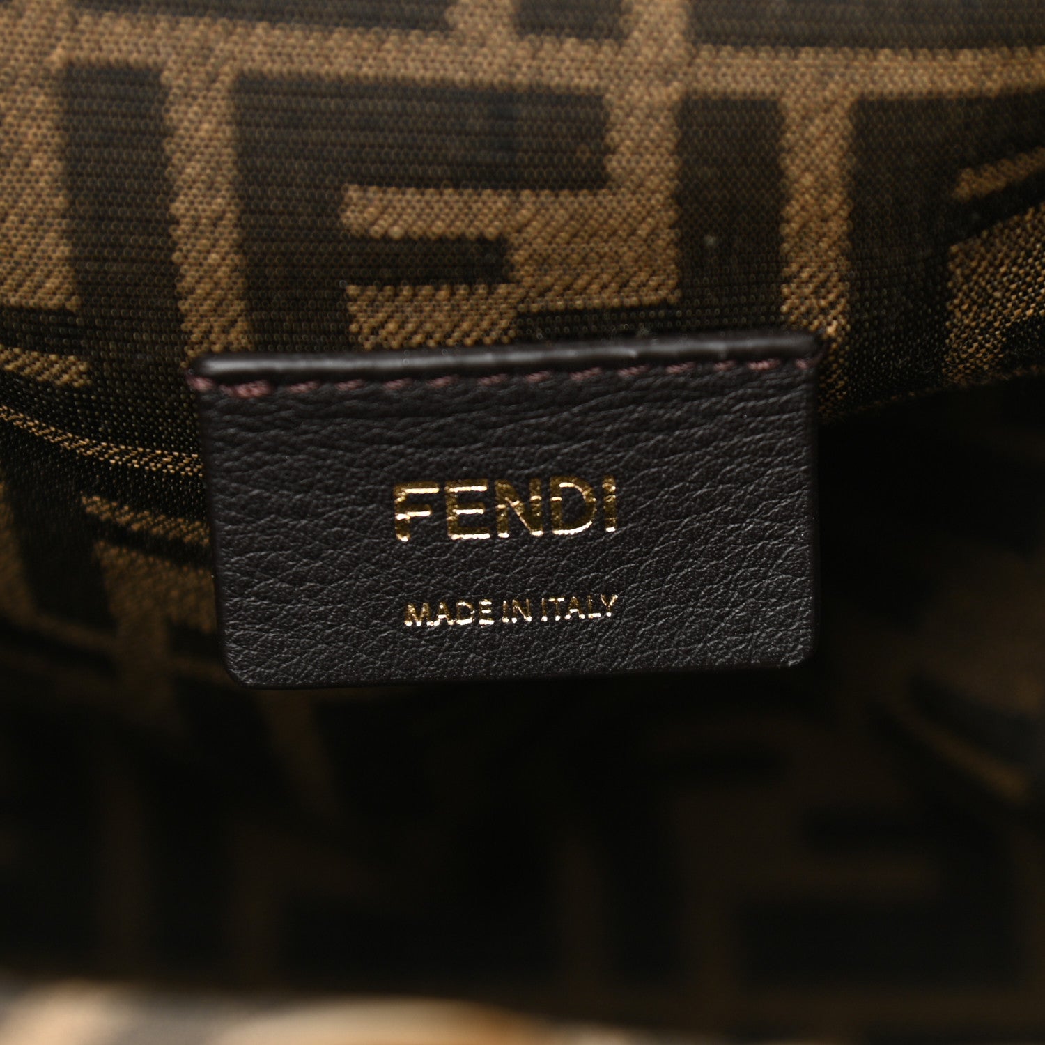 Fendi Shiny Nappa Medium Fendi First Black 6 of 10