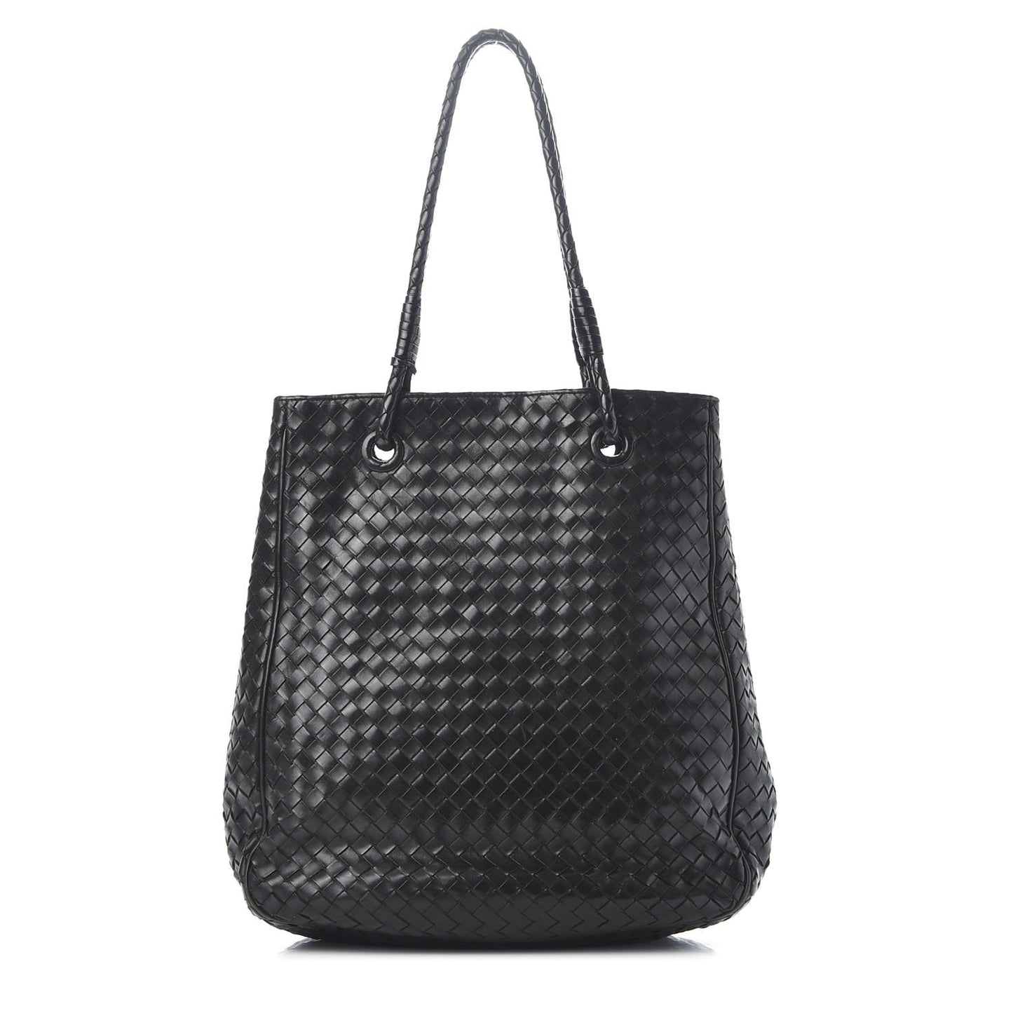 Nappa Intrecciato Tote Black
