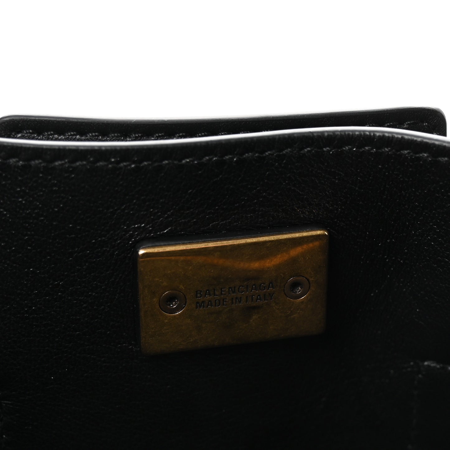 Smooth Calfskin Mini Bel Air Carry All Bag Black