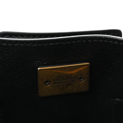 Balenciaga Smooth Calfskin Mini Bel Air Carry All Bag Black 7 of 10