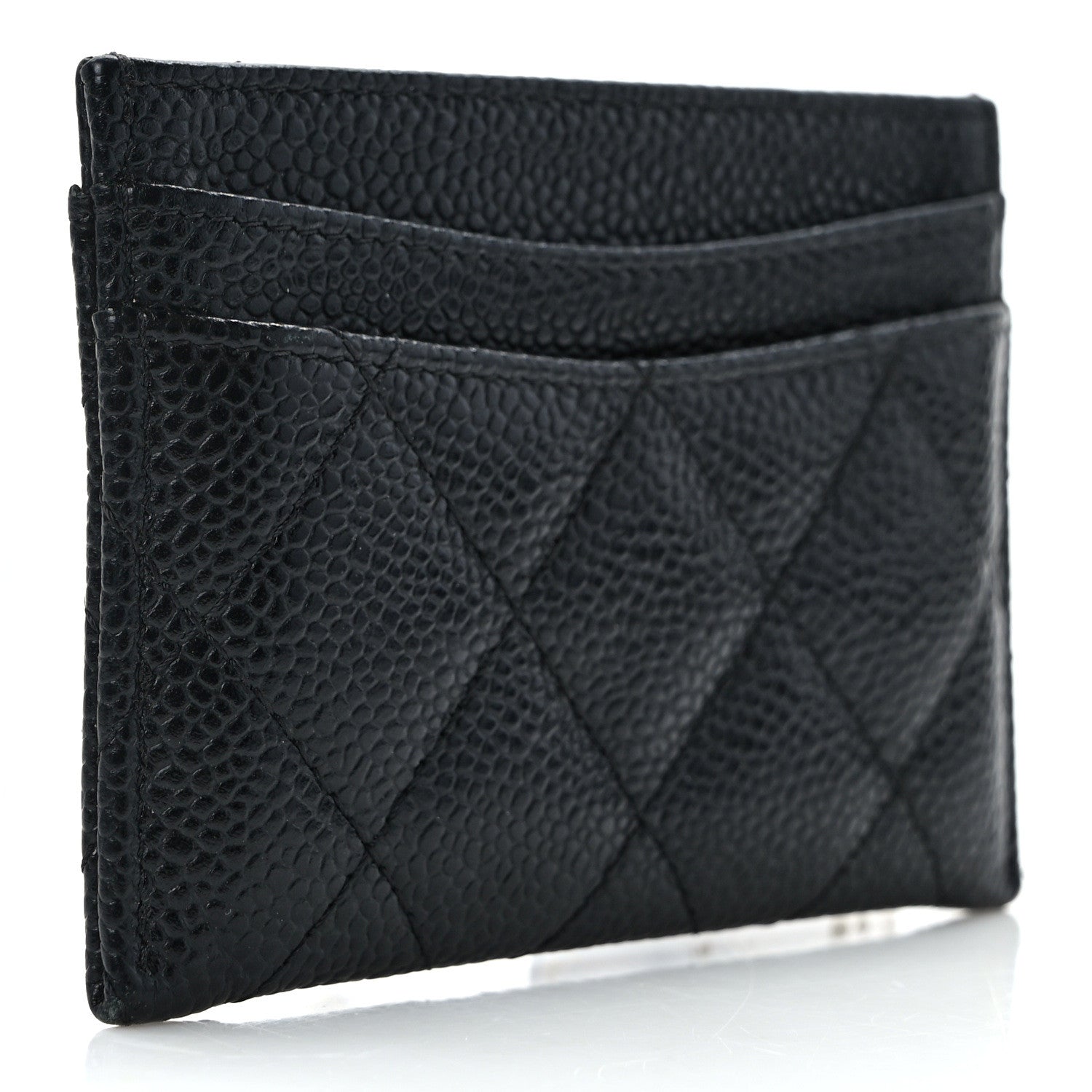 Chanel Caviar Quilted Card Holder Black 3 of 8
