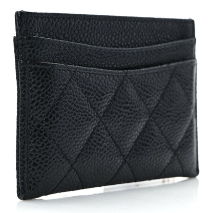 Chanel Caviar Quilted Card Holder Black 3 of 8