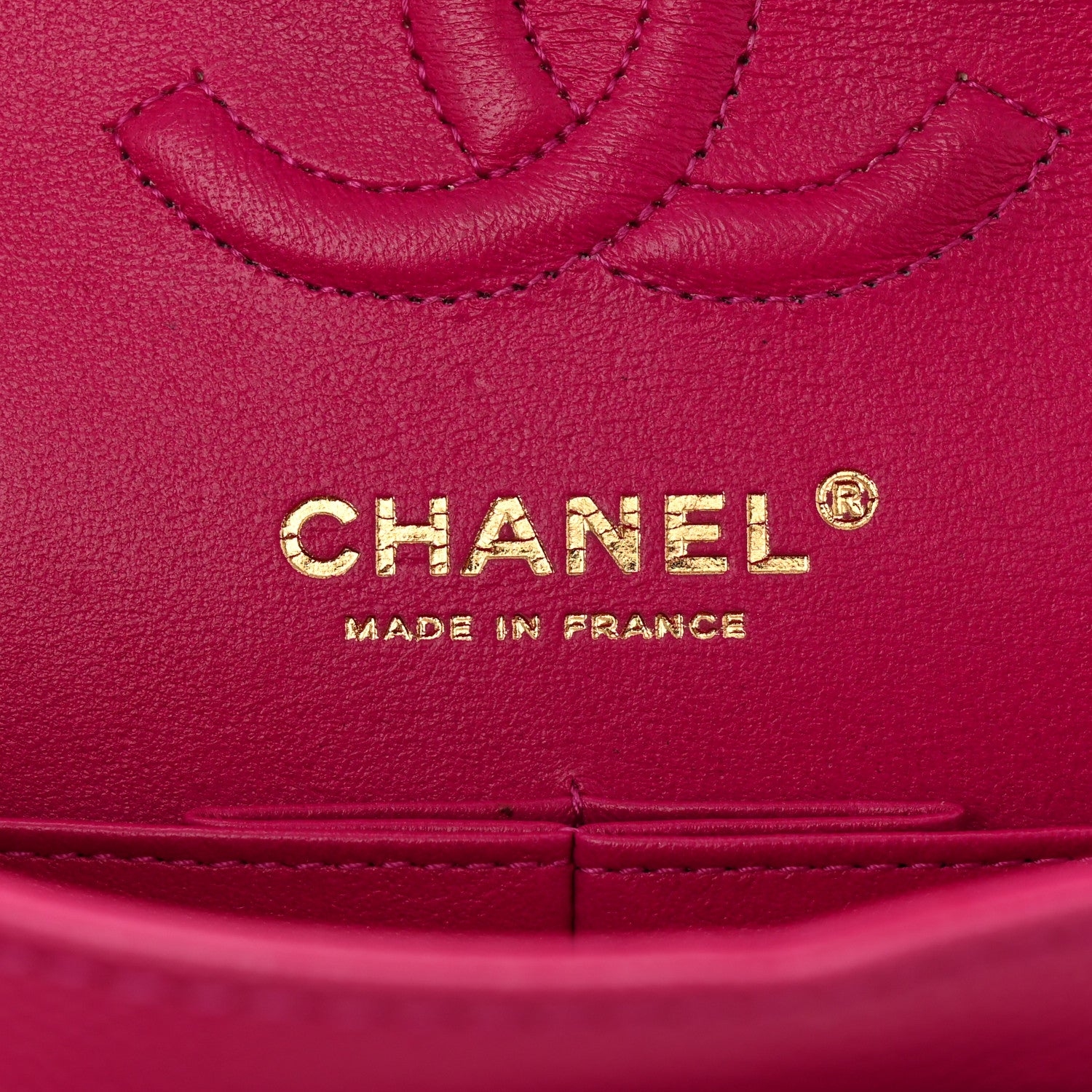 Chanel Caviar Quilted Small Double Flap Fuchsia 10 of 19