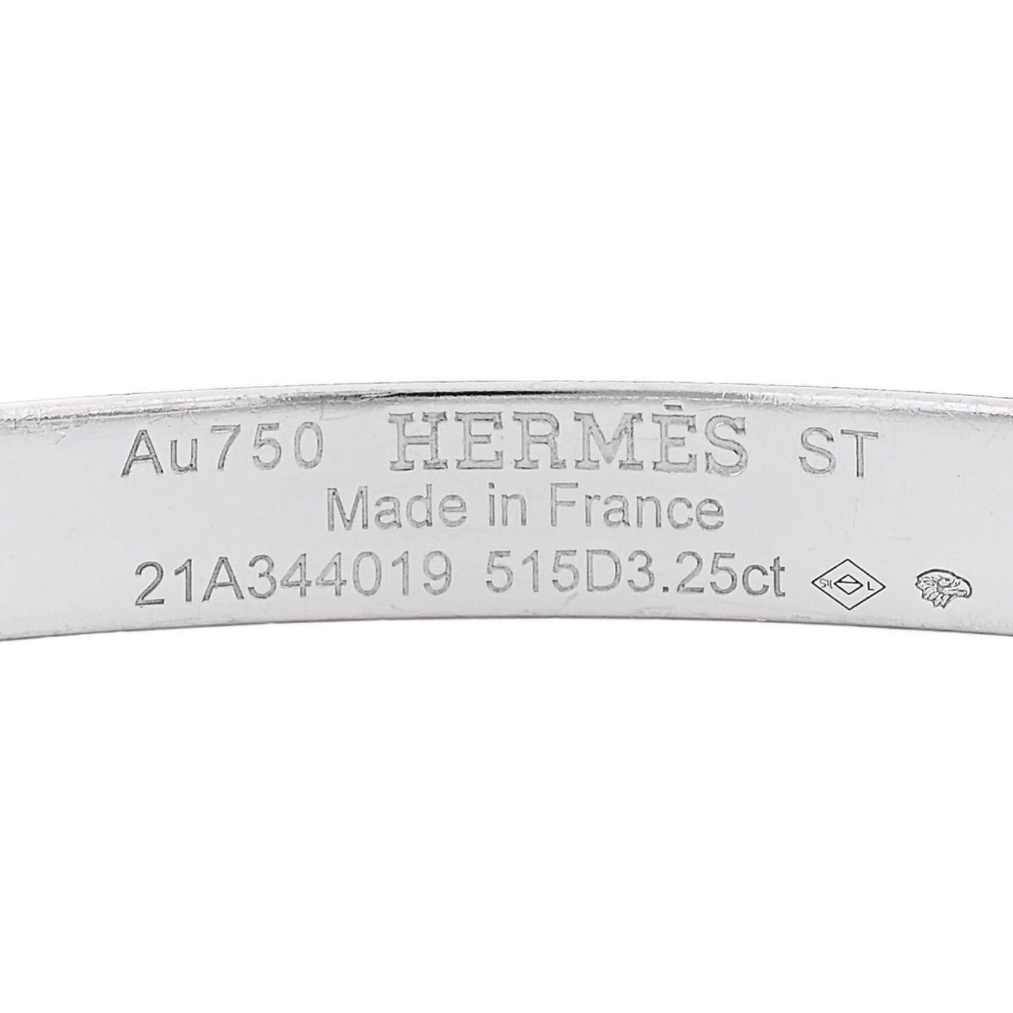 18K White Gold Diamond PM Kelly Full Pave Bracelet ST