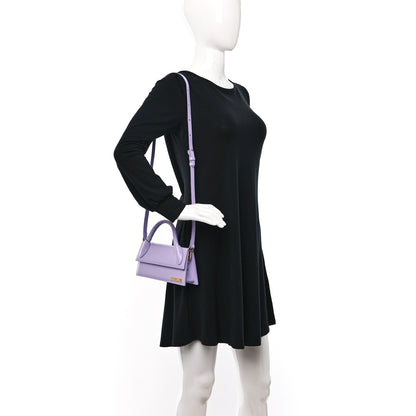 Jacquemus Smooth Calfskin Le Chiquito Long Lilac 2 of 8