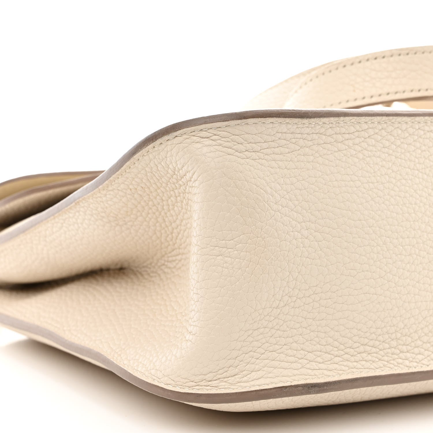 Hermes Taurillon Clemence Halzan 31 GM Craie 11 of 15