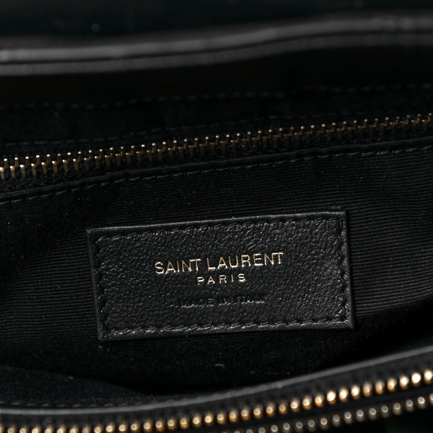 Saint Laurent Calfskin Y Quilted Monogram Large Loulou Chain Satchel Black 4 of 7
