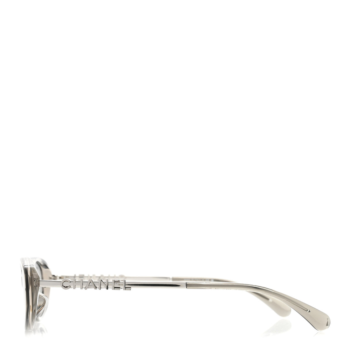 Acetate Metal Oval Sunglasses 5565-A Grey