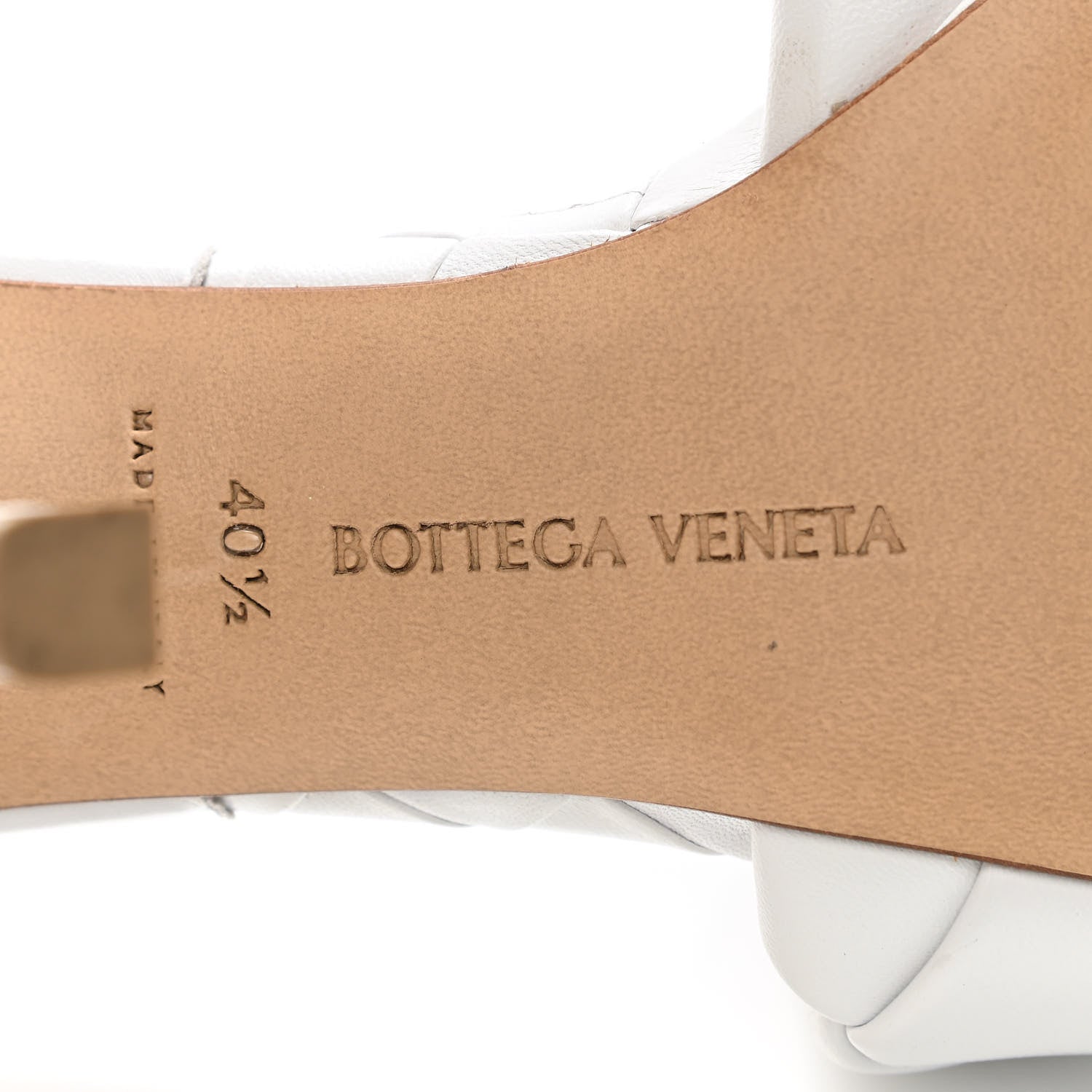 Bottega Veneta Nappa Maxi Intrecciato Lido Mule Sandals 40.5 Optic White 6 of 8