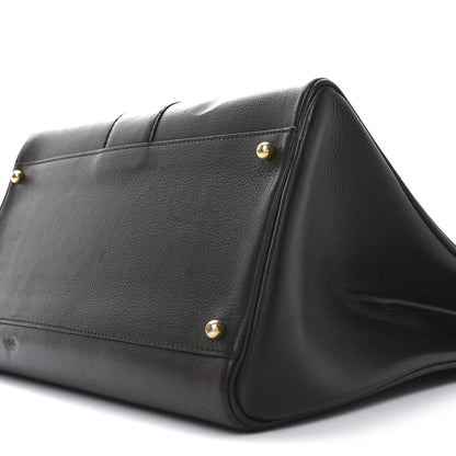 Delvaux Grained Calfskin MM Brillant Satchel Brown 9 of 9