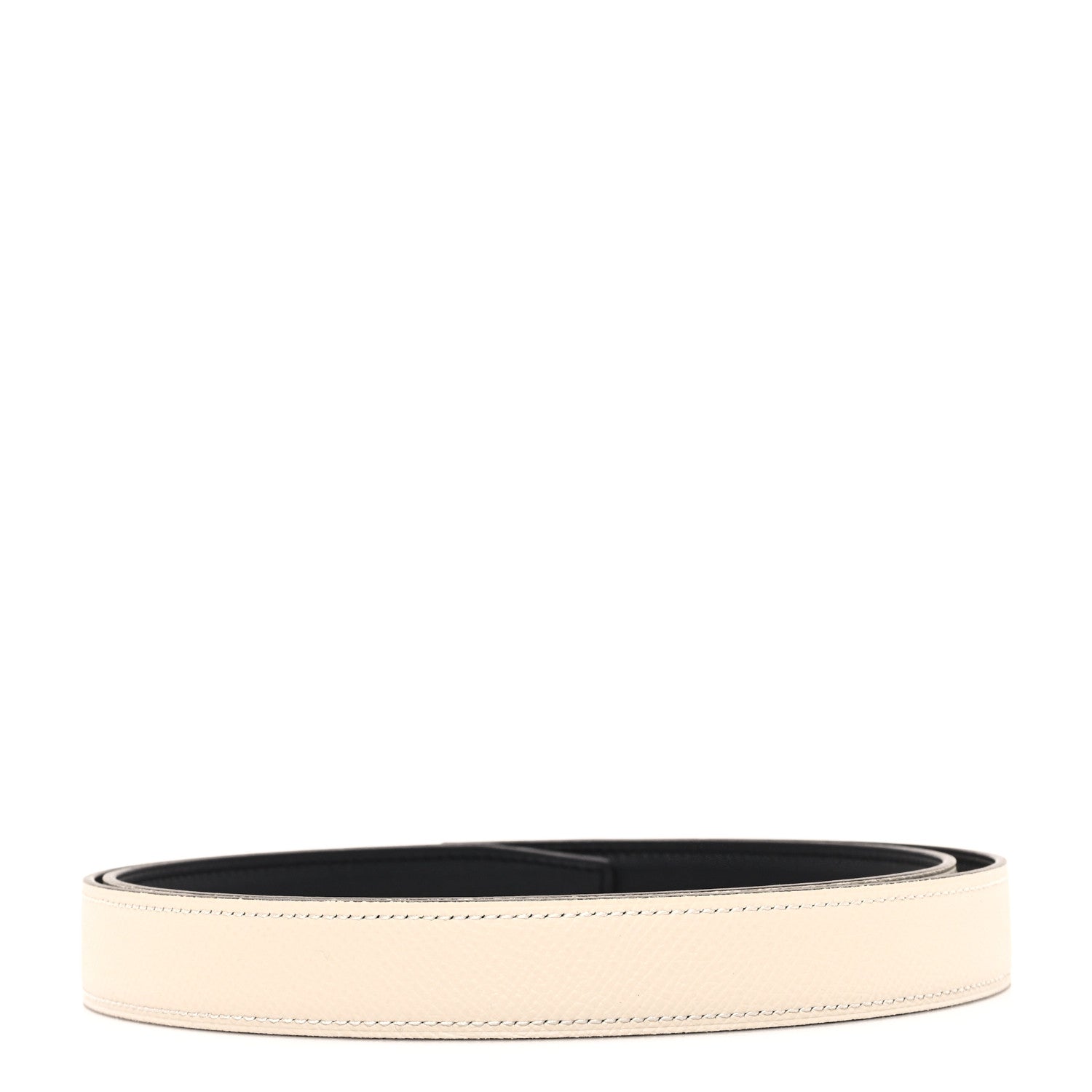 Hermes Swift Epsom 24mm H Belt Strap 95 38 Nata Black 2 of 5