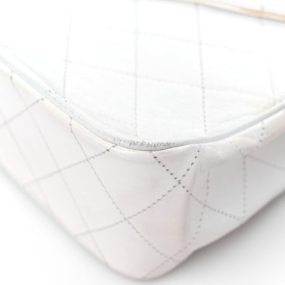 Chanel Lambskin Quilted Envelope Flap White 10 of 16
