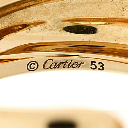 Cartier 18K Yellow Gold Tsavorite Onyx 11mm Panthere De Cartier Ring 53 6.5 5 of 6