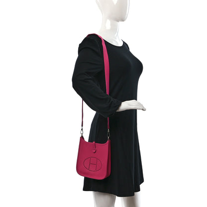 Hermes Taurillon Clemence Evelyne TPM Rose Mexico 2 of 9