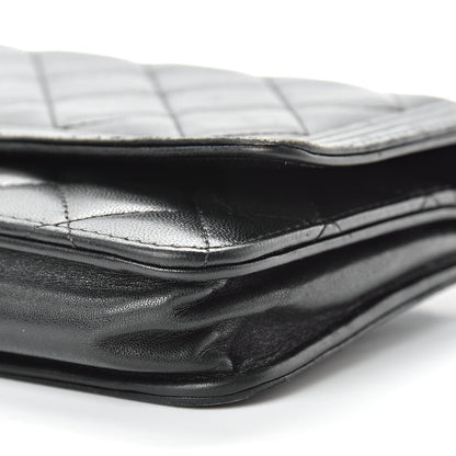 Chanel Lambskin Quilted Boy Wallet On Chain WOC Black 11 of 20