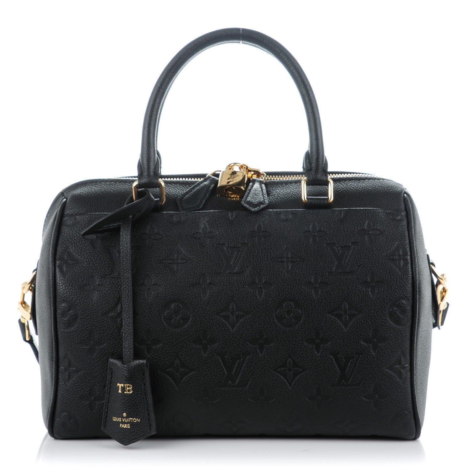 Louis Vuitton Empreinte Speedy Bandouliere 25 NM Black 1 of 8