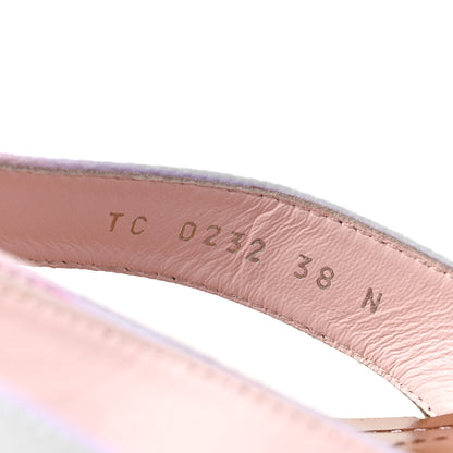 Louis Vuitton Monogram Sunny Flat Thong Sandals 38 Rose Clair Pink 5 of 9