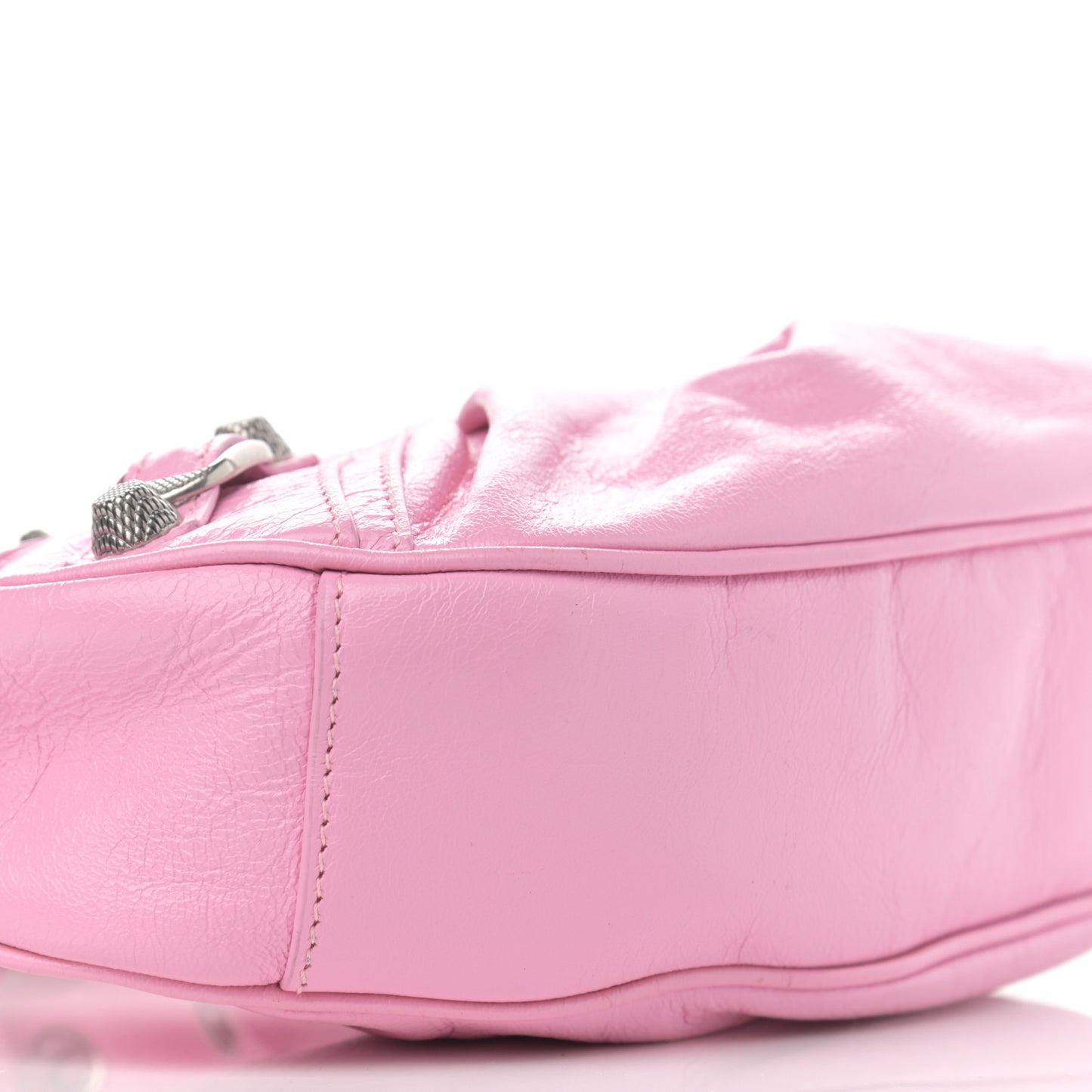 Agneau Arena Le Cagole Shoulder Bag XS Candy Pink