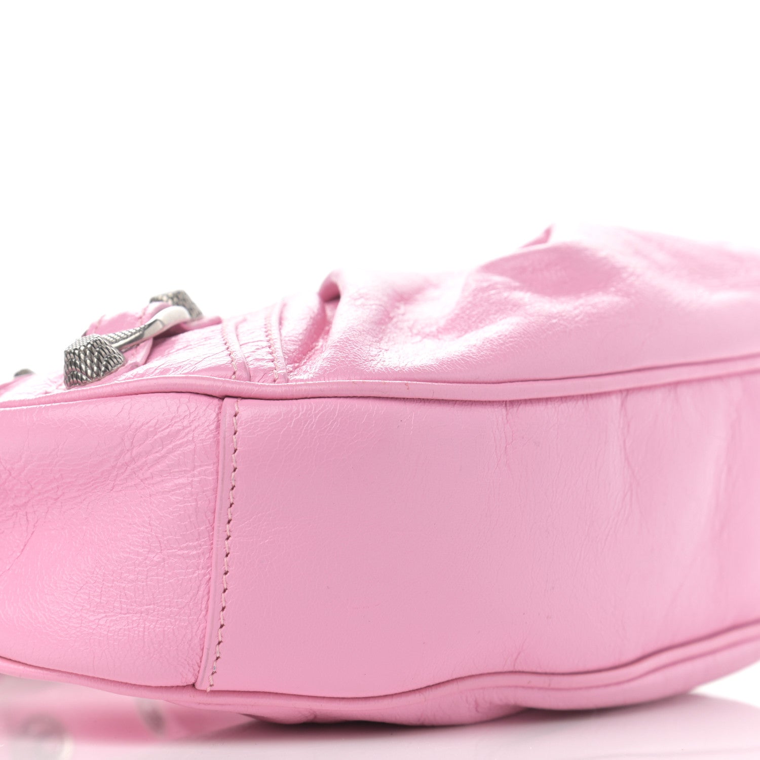 Balenciaga Agneau Arena Le Cagole Shoulder Bag XS Candy Pink 9 of 11
