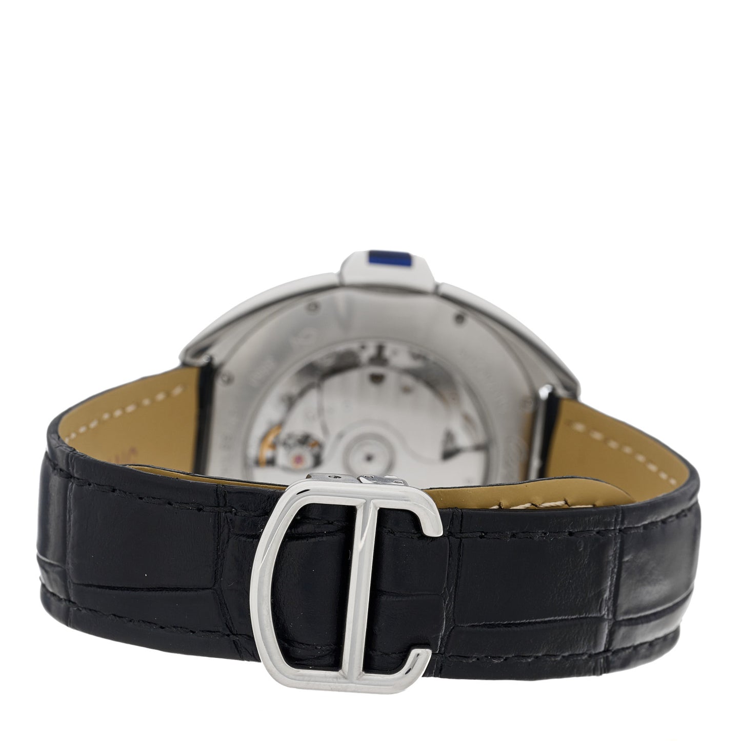 Stainless Steel Alligator 40mm Cle De Cartier Automatic Watch
