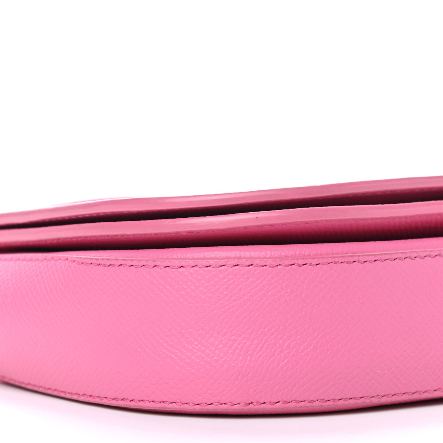 Signature Grained Calfskin Logo Print Ville Day Bag XS Rose Bubblegum Black