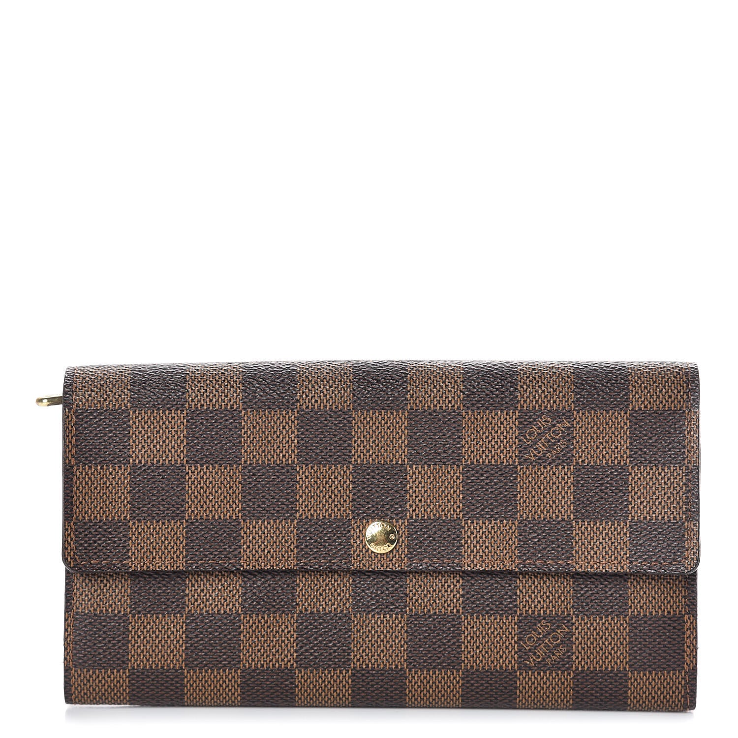 Louis Vuitton Damier Ebene Sarah Wallet 1 of 6